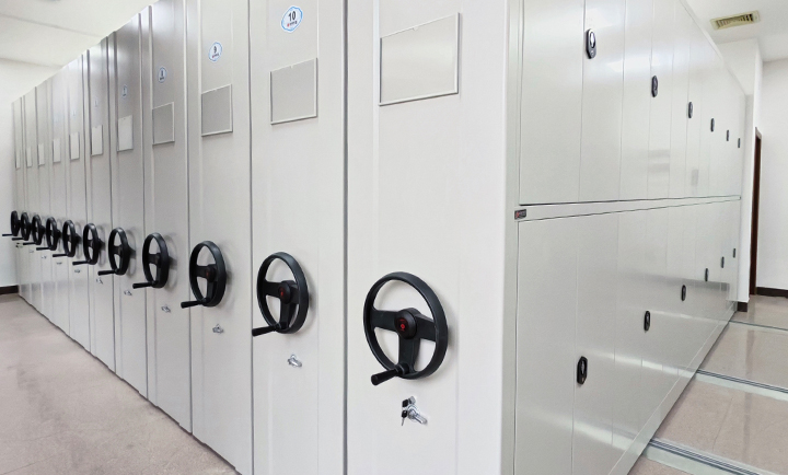 手搖密集架圖 手搖密集架圖